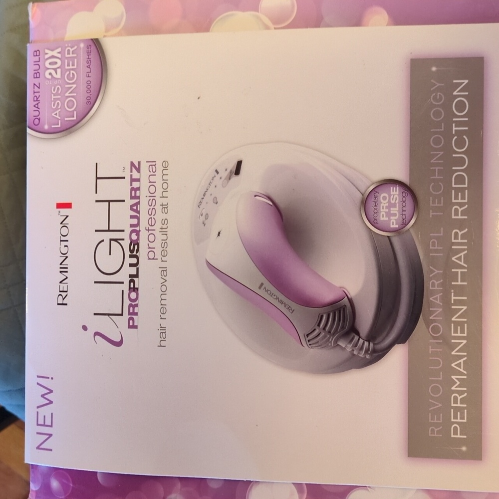 Remington IPL6000 iLIGHT Pro PLUS Quartz Professional Pulsed Light Hair Removal